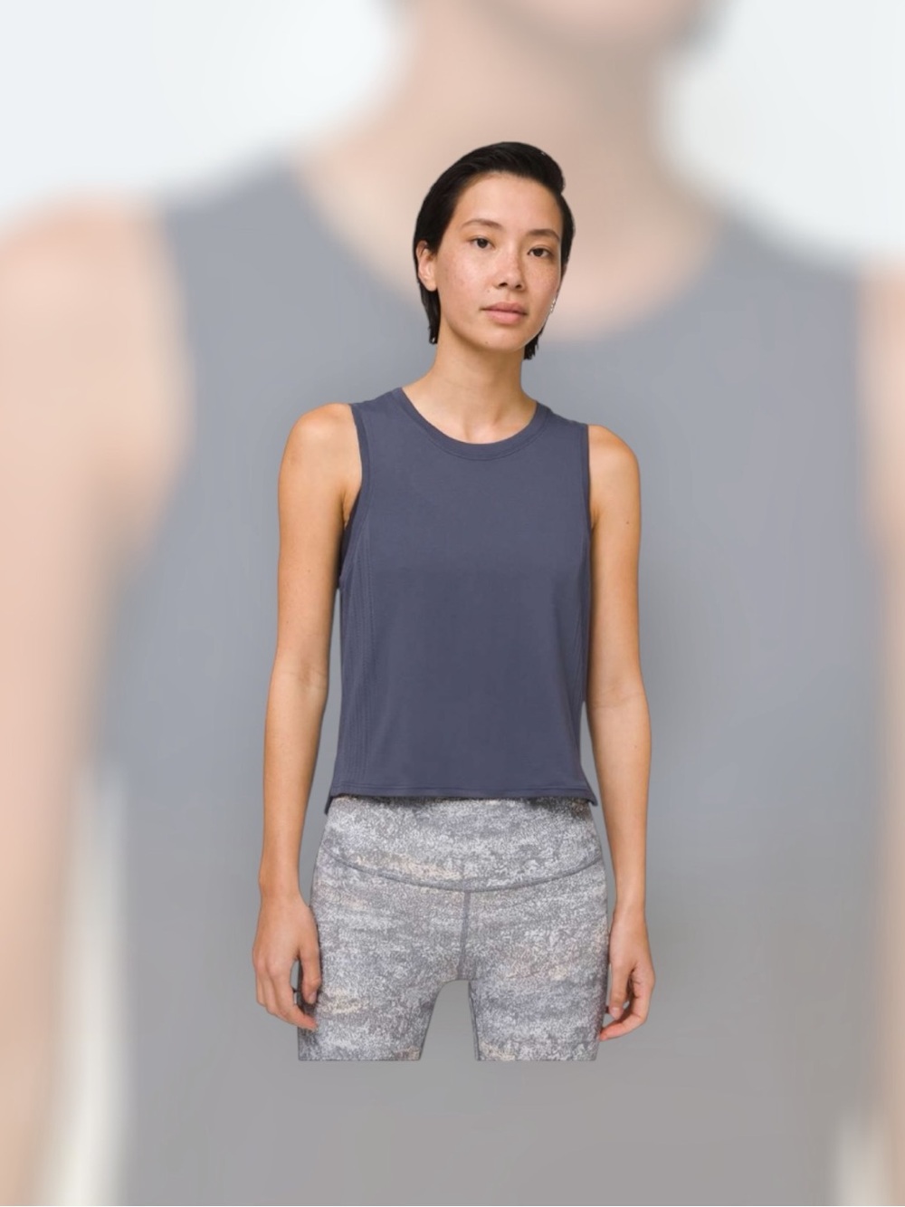 Lululemon Train to Be Tank
Stone Blue / Stone Blue